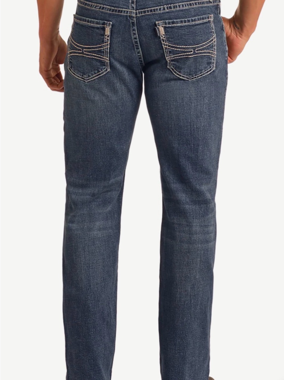 Vtg Rock & Roll Hooey Jeans Men's 31x30 Revolver Slim Straight Light HM1RD02566